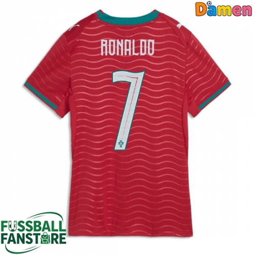 Portugal Cristiano Ronaldo #7 Replik Heimtrikot Damen WM 2026 Kurzarm